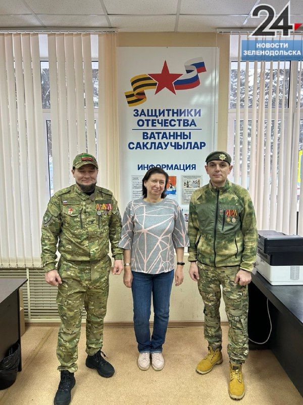 Новогоднее тепло от наших защитников!