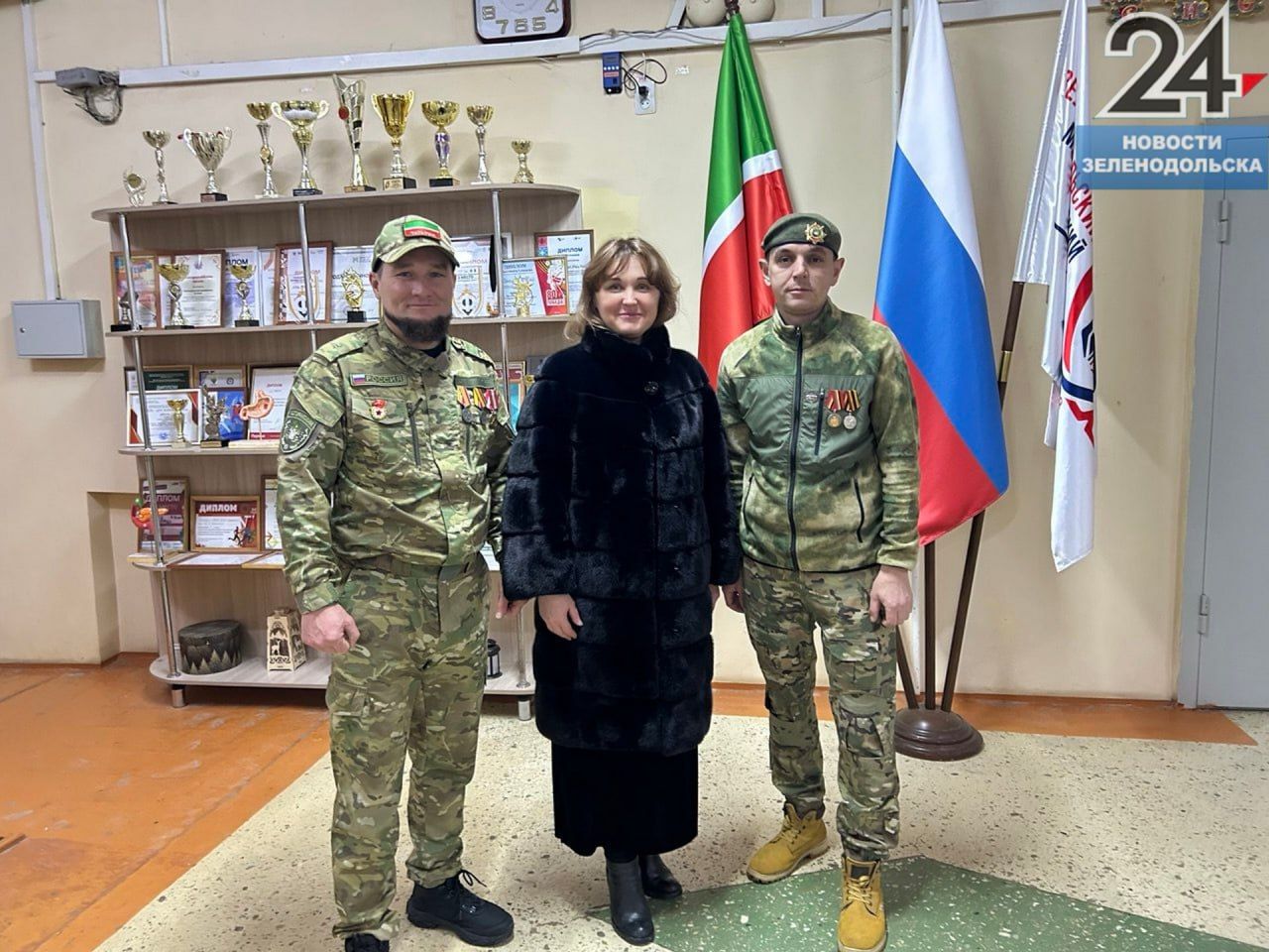 Новогоднее тепло от наших защитников!