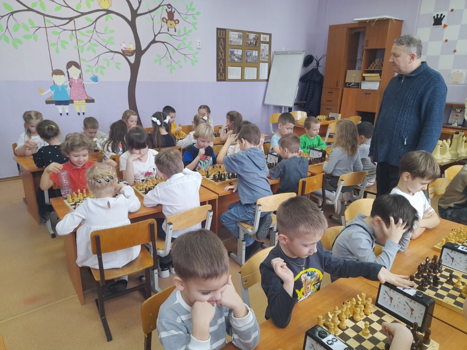 В Зеленодольске проходит Шахматный марафон. Определились финалисты
