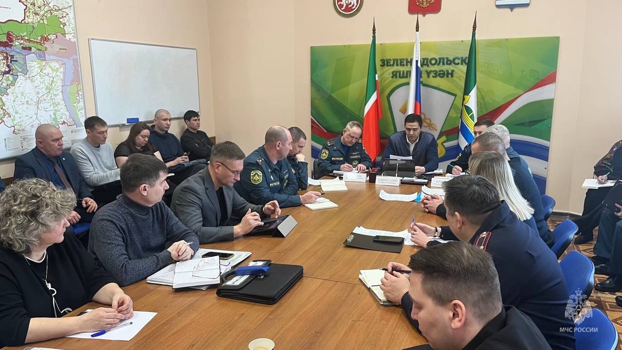 В Зеленодольске проверили готовность служб к реагированию на экстренные ситуации