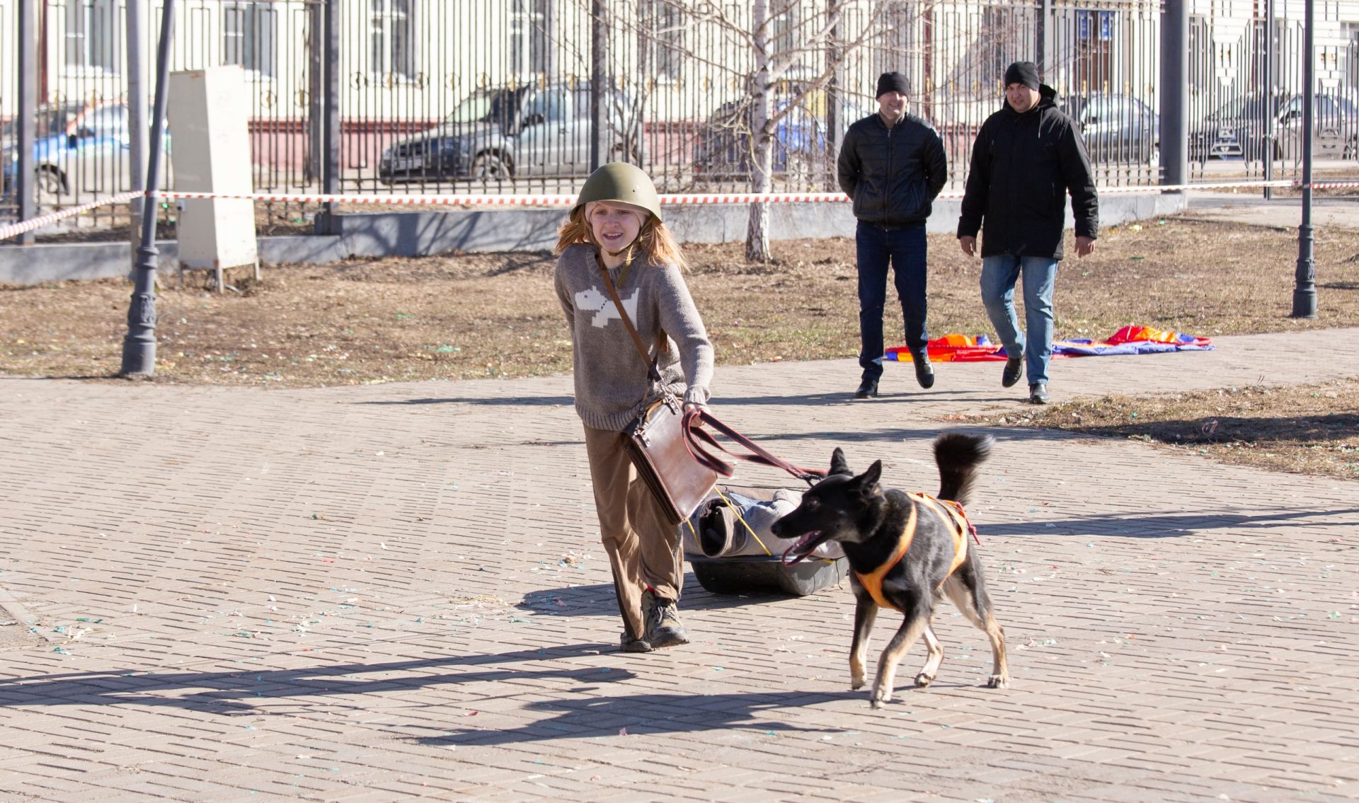 В Зеленодольске прошла спортивно-патриотическая эстафета «Фронтовые собаки»