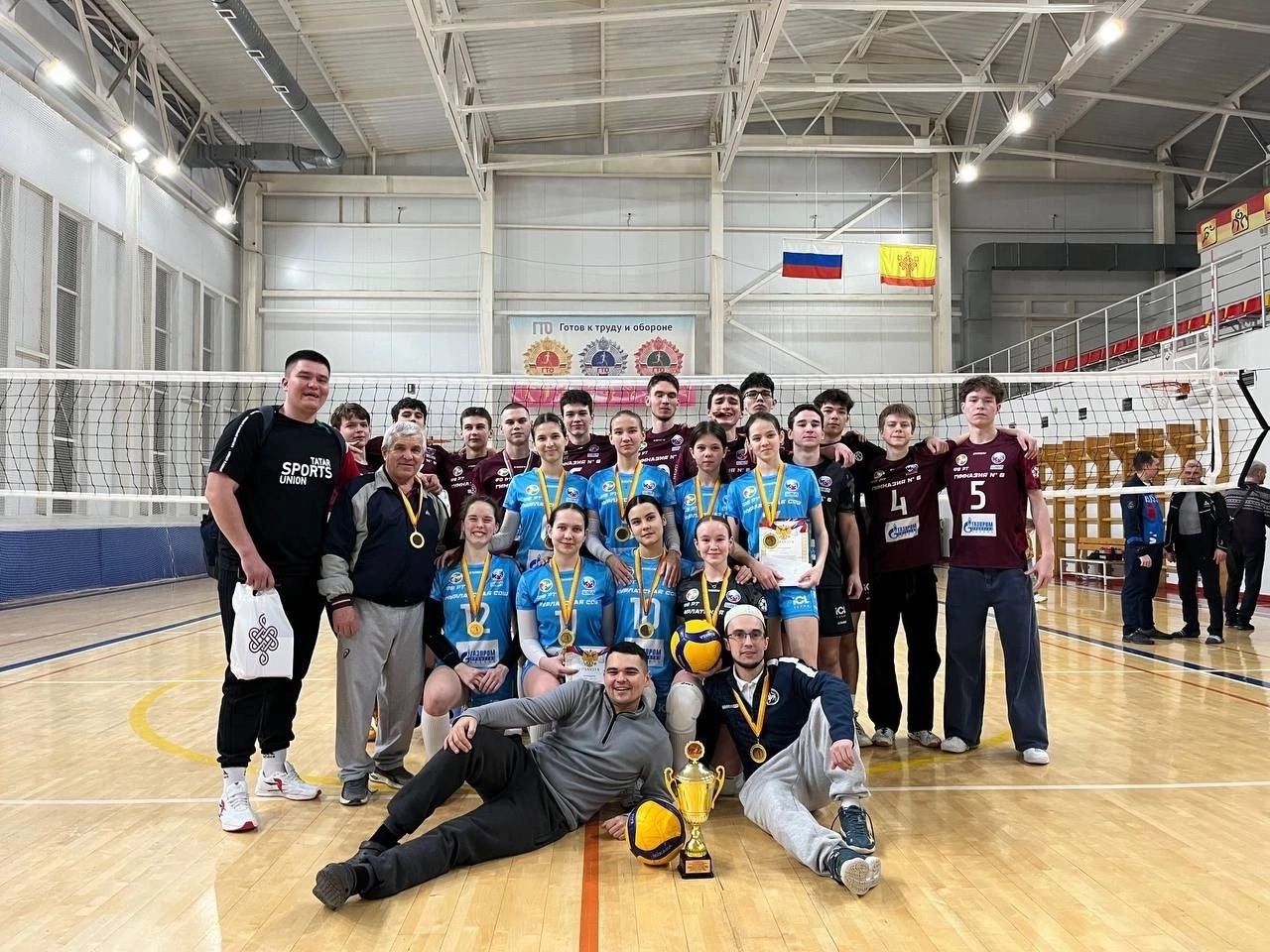 Волейболистки из Нурлат Зеленодольского района стали чемпионами турнира в Чувашии