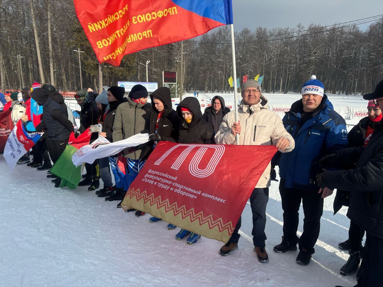 В Зеленодольске прошли республиканские соревнования среди работающей молодежи по лыжным гонкам