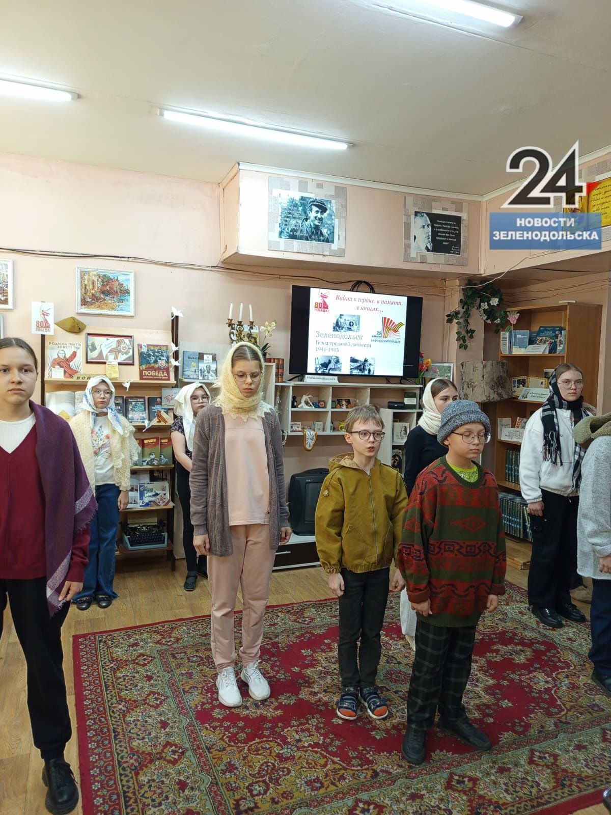 В Зеленодольске прошли Библиосумерки совместно с спектаклем детской театральной студии