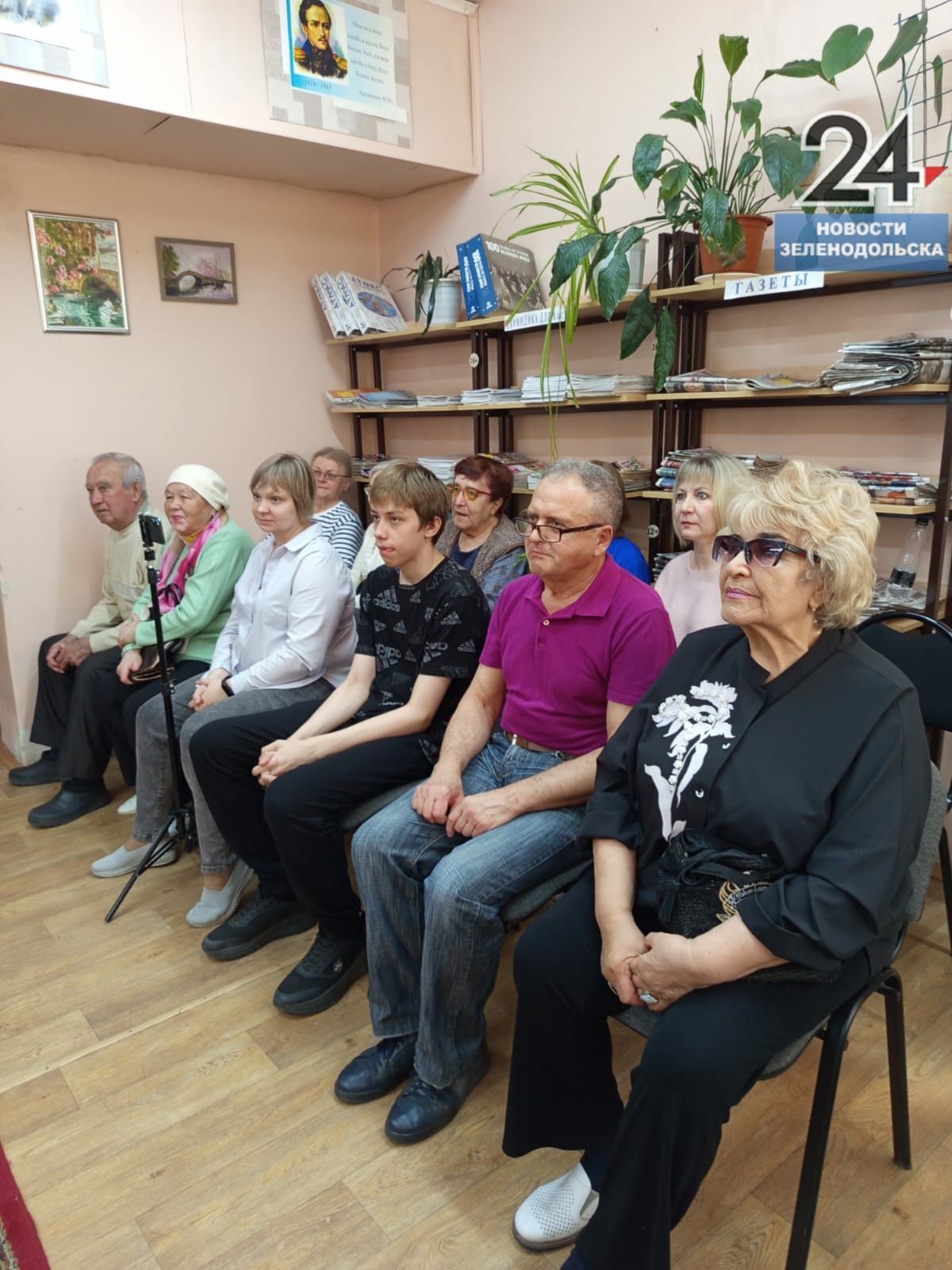 В Зеленодольске прошли Библиосумерки совместно с спектаклем детской театральной студии