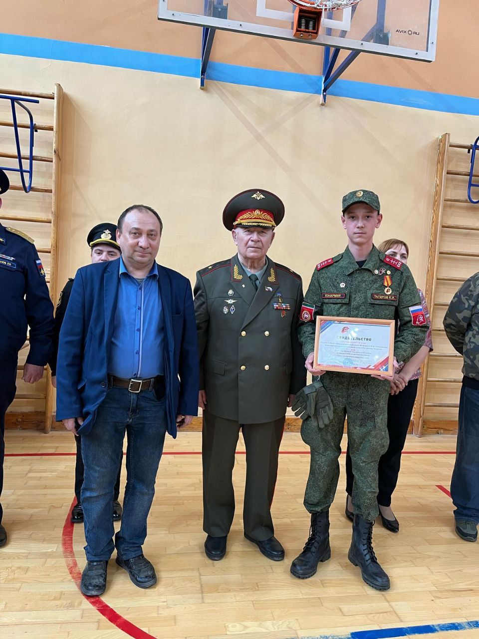 В Юнармию вступили 170 ребят из Зеленодольского района