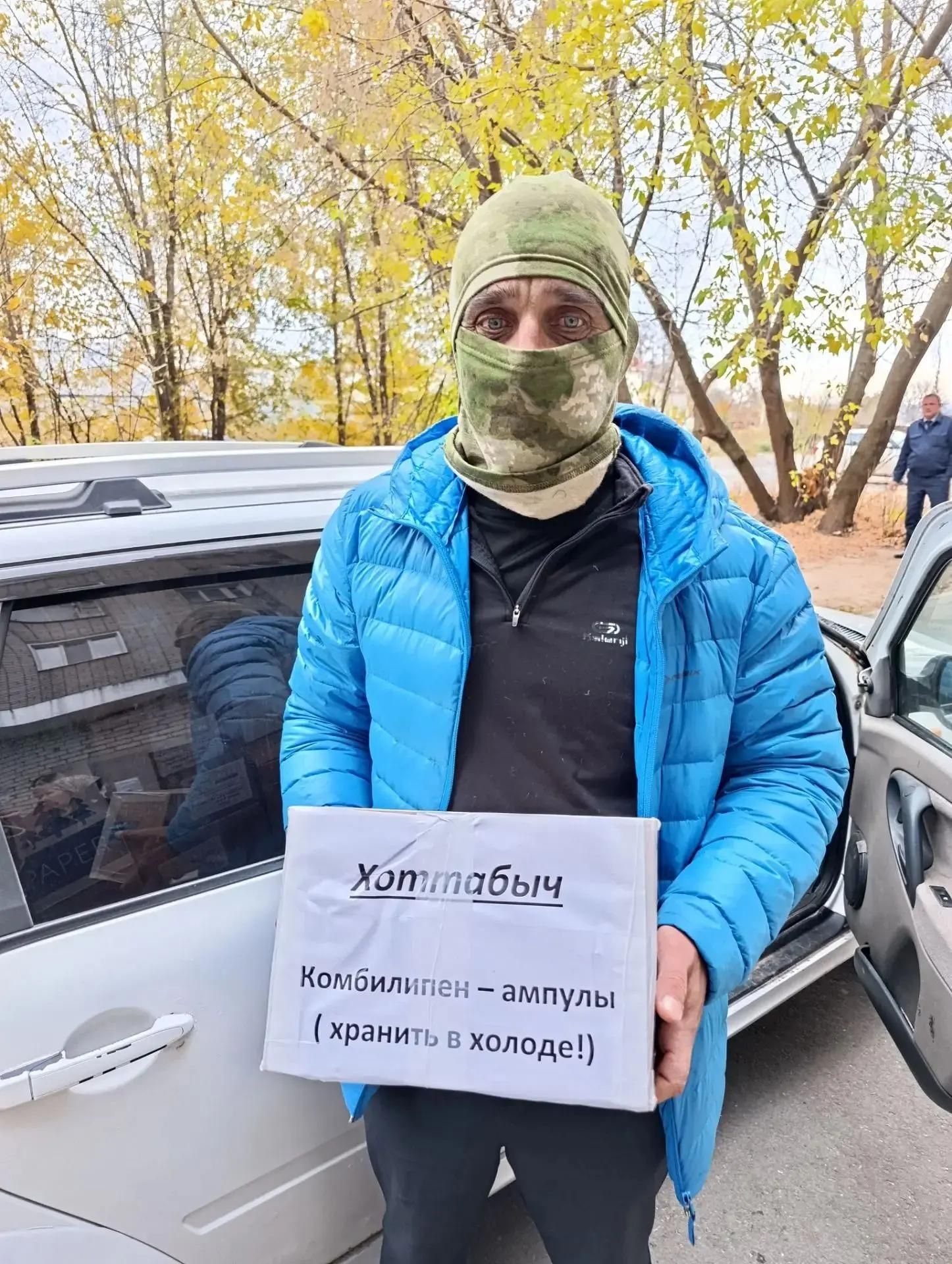 Из Зеленодольска отправили груз бойцу с позывным Хоттабыч