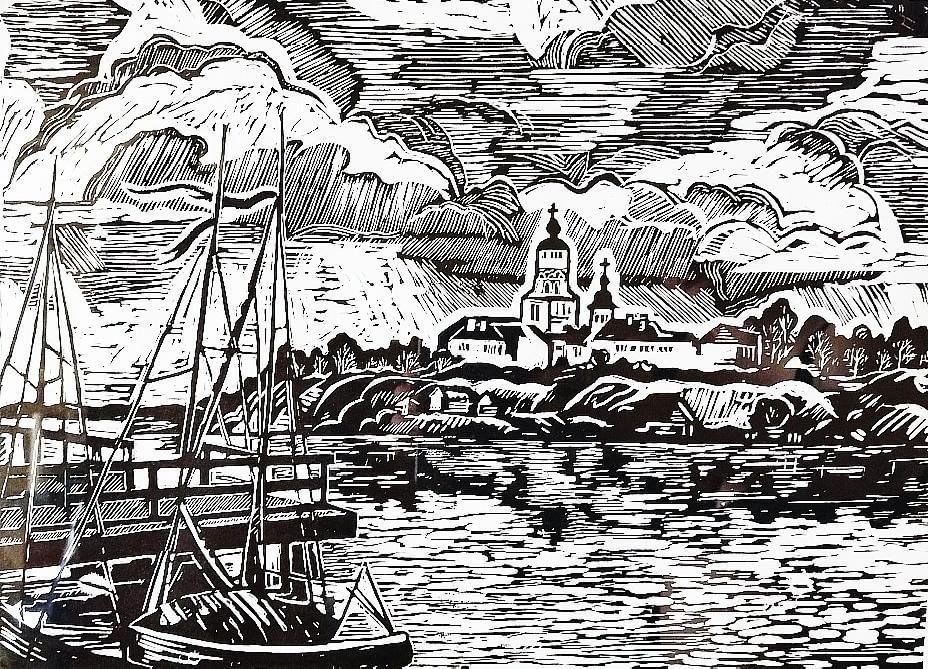 «Я вижу мир в чёрно-белых линиях»: как графика стала языком художницы из Зеленодольска