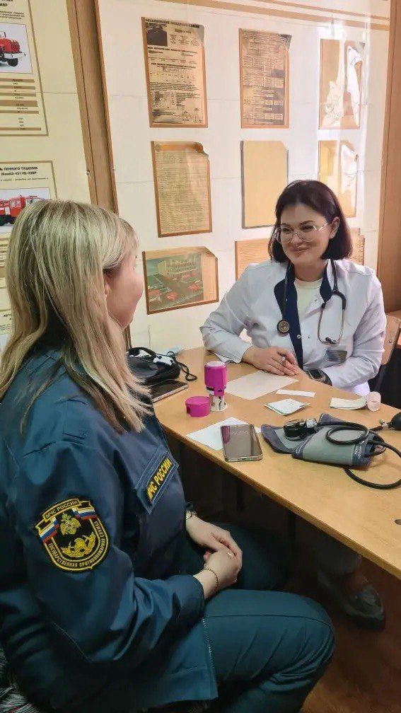 Работники Зеленодольского пожарно-спасательного гарнизона прошли диспансеризацию