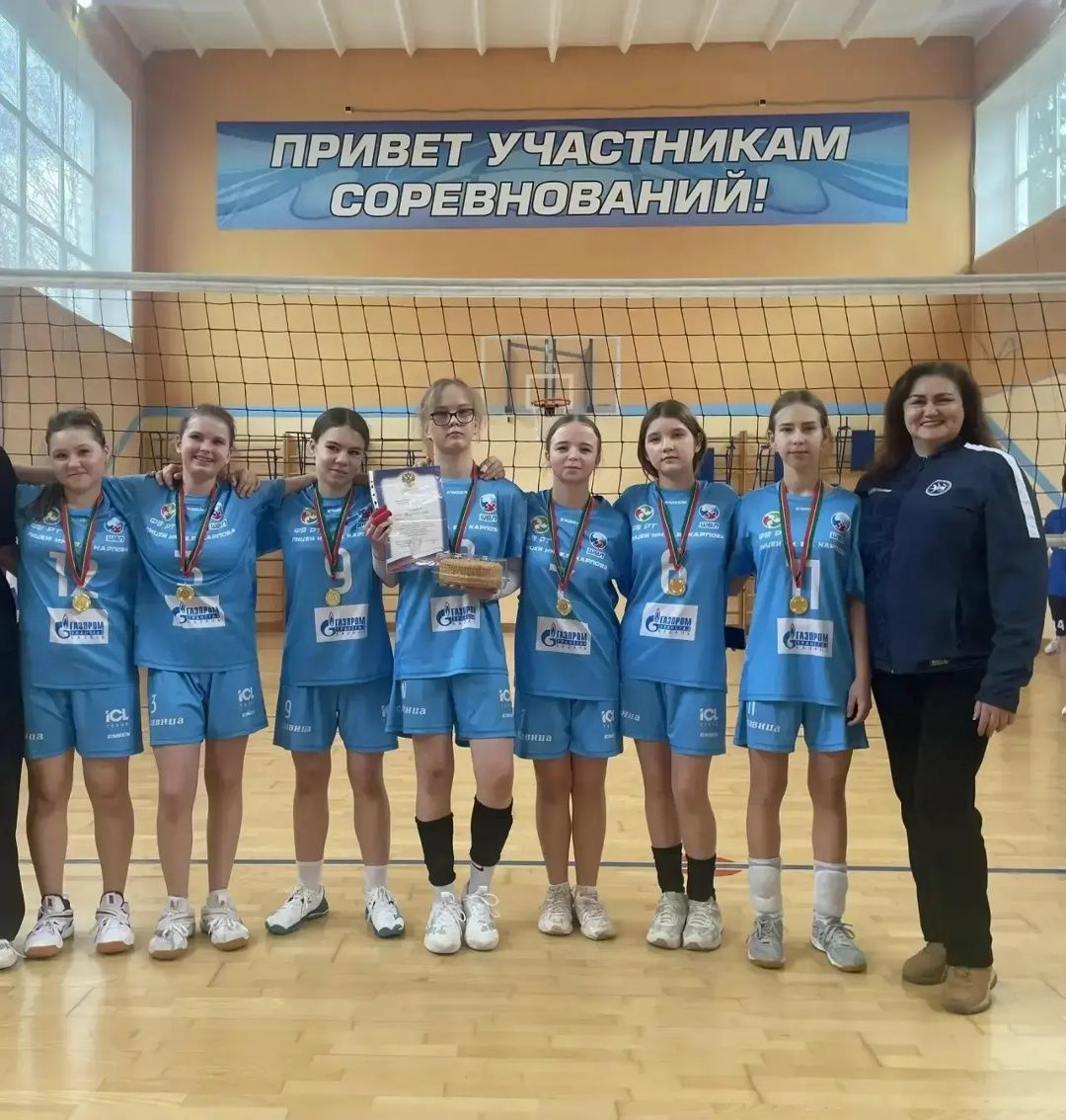 В Зеленодольском районе подвели итоги первенства по волейболу среди школьников