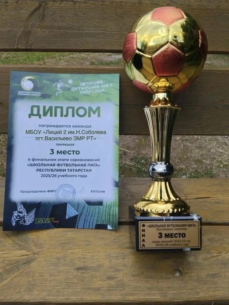 Зеленодольские школьники завоевали медали на финале республиканской футбольной лиги