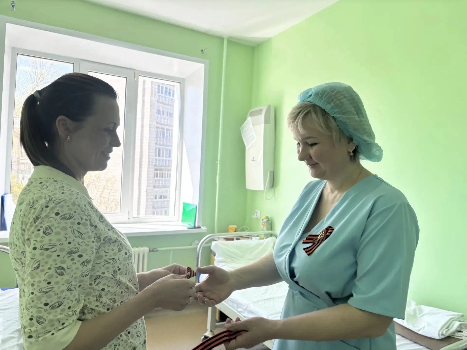 Зеленодольская ЦРБ присоединяется к Всероссийской акции «Георгиевская ленточка»