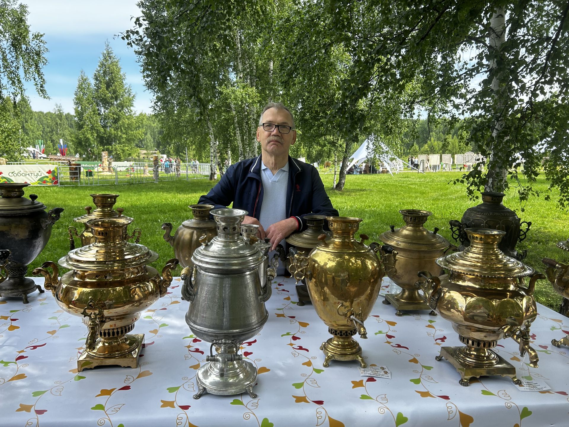 Уроженец Зеленодольского района Фарид Зарипов привез историю на городской Сабантуй