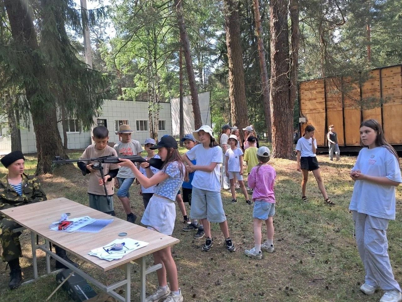 Юнармейцы  побывали в детском  оздоровительном лагере им. М. Джалиля