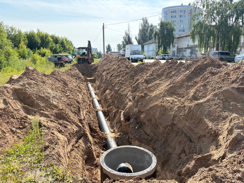В Васильево ведется масштабная реконструкция сетей водоотведения