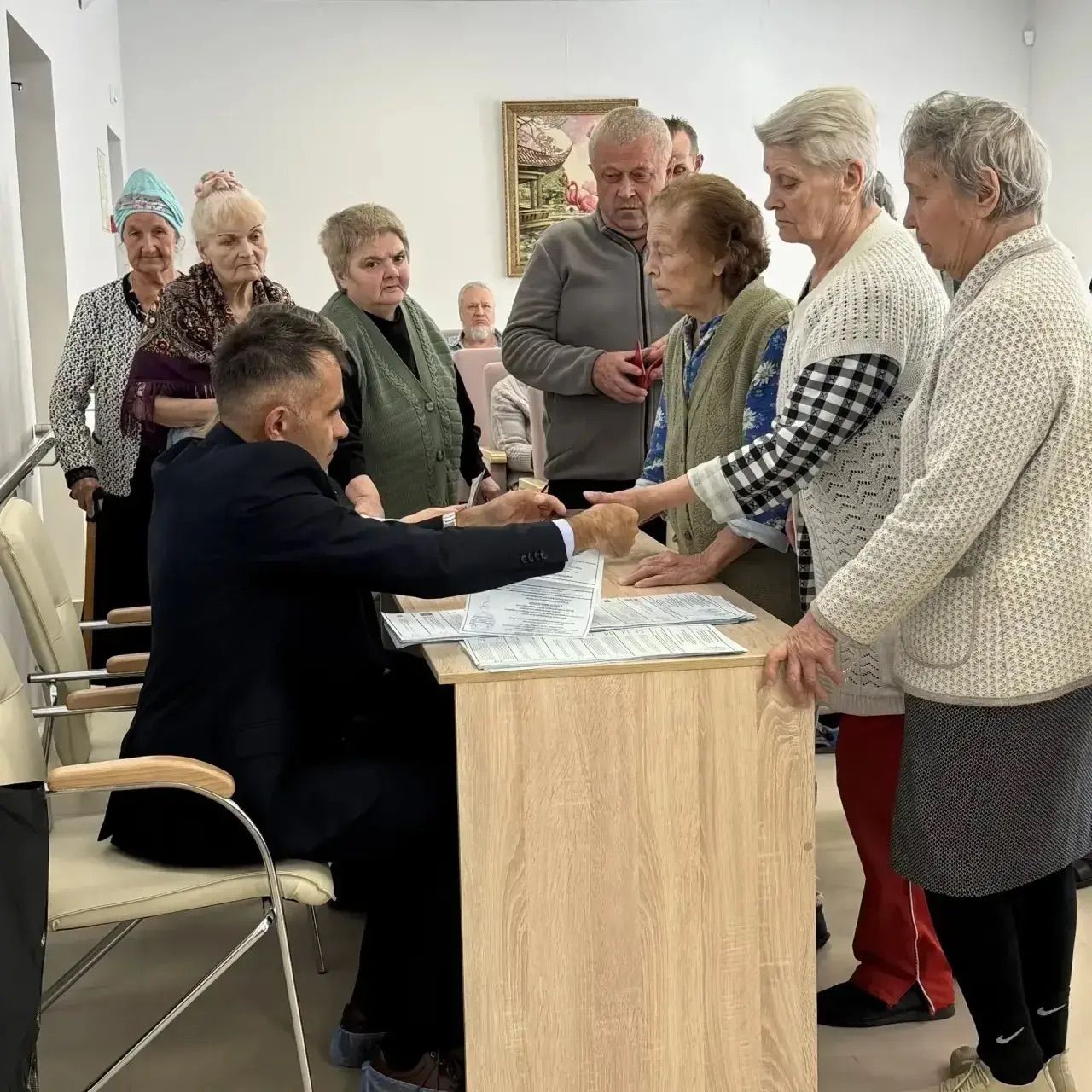В зеленодольском Доме Заботы прошло голосование