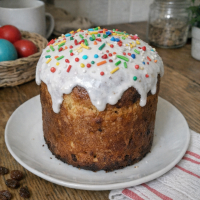 Кулич на сгущённом молоке без дрожжей: пасхальная выпечка за 5 минут