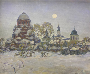 В Художественной галерее Свияжска проходит мини-выставка «Свияжские сюжеты Анатолия Крылова»