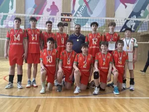 Зеленодольские ребята заняли первое место по волейболу в Буинске