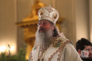 В Казаном соборе прошла пасхальная служба с Митрополитом Казанским во главе