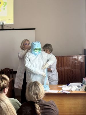 В Зеленодольской ЦРБ  прошла учеба по особо опасным инфекциям