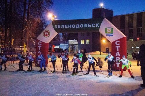 «Гонка друзей» прошла на лыжной трассе спорткомплекса «Маяк»
