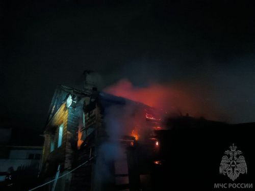Пожар в Нижних Вязовых закончился гибелью 42-летнего мужчины