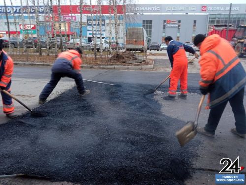 Искусственная дорожная неровность появилась на улице Королева в Зеленодольске