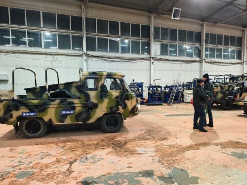 Из Зеленодольска в зону СВО отправились новые УАЗы