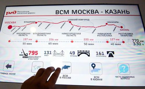 Проектирование ВСМ Москва-Казань завершено