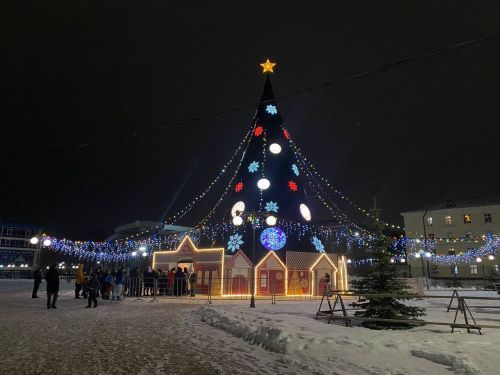 Весёлые соревнования, мастер-классы и театрализованное представление: Как в Зеленодольске открыли главную ёлку города