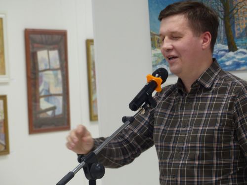 В Зеленодольской художественной галерее состоялось открытие двух выставок — художников Рушана Хисамова и Туктара Мухамадеева