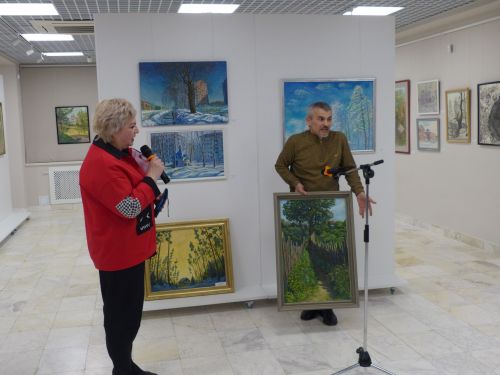 В Зеленодольской художественной галерее состоялось открытие двух выставок — художников Рушана Хисамова и Туктара Мухамадеева