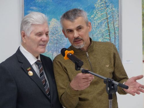 В Зеленодольской художественной галерее состоялось открытие двух выставок — художников Рушана Хисамова и Туктара Мухамадеева
