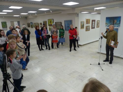 В Зеленодольской художественной галерее состоялось открытие двух выставок — художников Рушана Хисамова и Туктара Мухамадеева