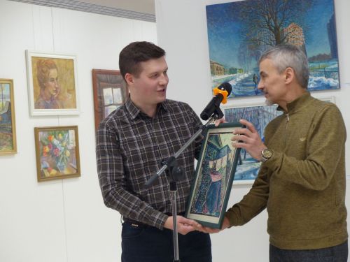 В Зеленодольской художественной галерее состоялось открытие двух выставок — художников Рушана Хисамова и Туктара Мухамадеева