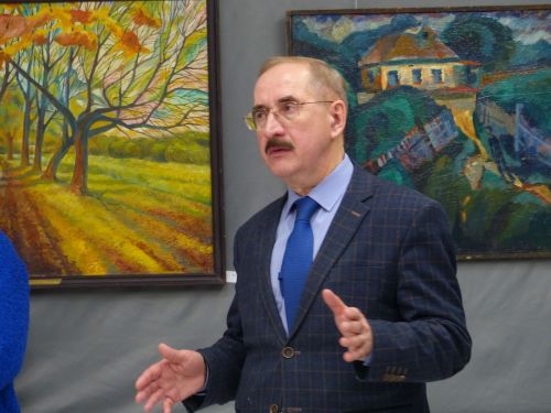 В Зеленодольской художественной галерее состоялось открытие двух выставок — художников Рушана Хисамова и Туктара Мухамадеева