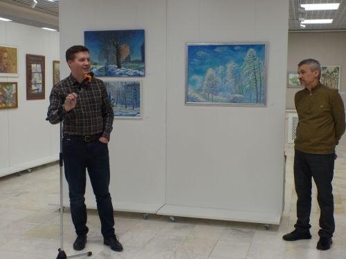 В Зеленодольской художественной галерее состоялось открытие двух выставок — художников Рушана Хисамова и Туктара Мухамадеева