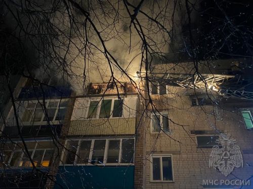 В Зеленодольске ночью на улице Степная сгорела квартира