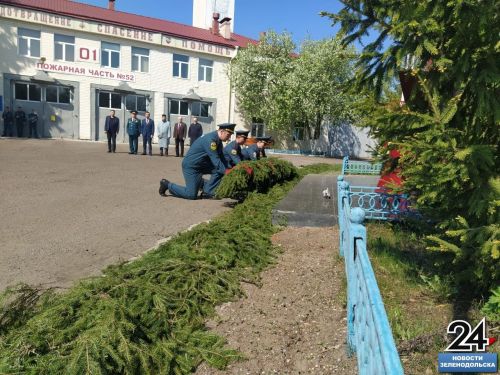 В Зеленодольском гарнизоне провели церемонию принятия присяги сотрудниками МЧС