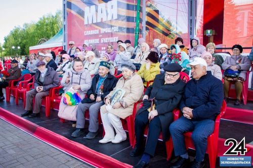 Фоторепортаж со Дня Победы-2023 в Зеленодольске