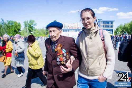 Фоторепортаж со Дня Победы-2023 в Зеленодольске
