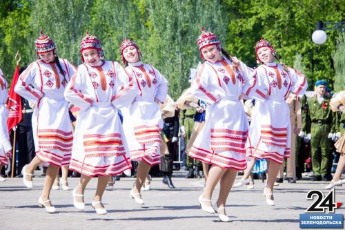 Фоторепортаж со Дня Победы-2023 в Зеленодольске