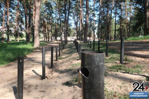 Большие работы. В парке имени Алтынова в Зеленодольске проложат вело- и пешеходную дорожки