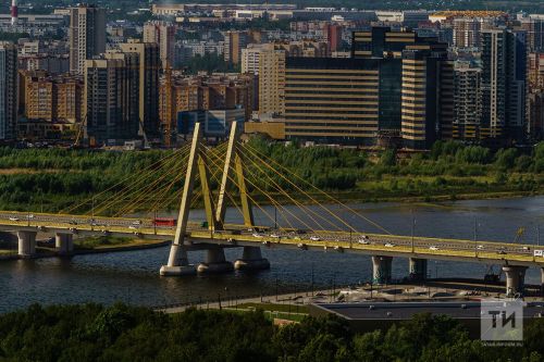 В Казани на этой неделе закроют половину моста «Миллениум»