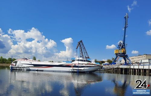 В Зеленодольске торжественно спустили на воду «Метеор — 2020»