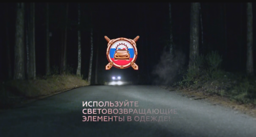 Госавтоинспекция напоминает, что использование световозвращающих элементов более чем в 6,5 раз снижает риск наезда на пешехода