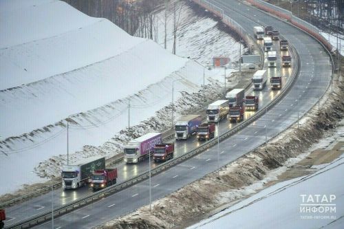 Автомобильная дорога М7 и другие федеральные трассы в Татарстане открыты для грузовиков и автобусов