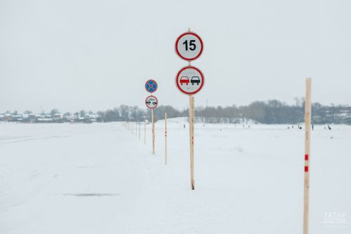 В МЧС напомнили о трех действующих ледовых переправах в Татарстане