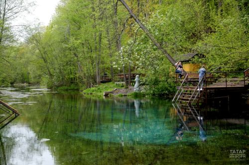 На Голубых озёрах обустроят пять купелей с раздевалками